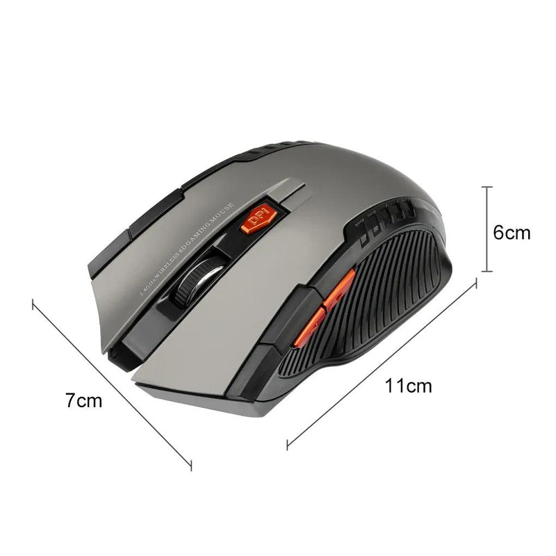 Mouse Gamer Óptico Sem fio USB - Meta ON Time